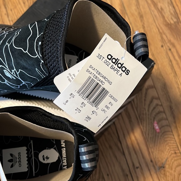 NWT Deadstock Adidas x Bape 3ST.002 size Mens US 9 - Picture 3 of 6